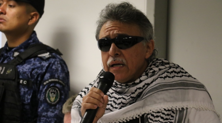 Audiencia de Jesús Santrich en La Picota