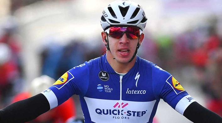 Álvaro Hodeg, líder de los esprinters en el Quick Step