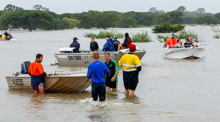 Inundación de Australia dejó varios damnificados