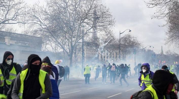 Protestas de los Chalecos Amarillos en París