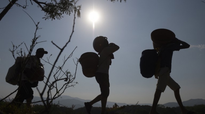 Trochas en la frontera entre Colombia y Venezuela, en Norte de Santander