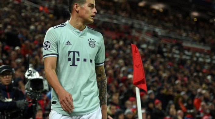 James Rodríguez, volante colombiano del Bayern Munich