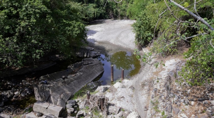 Vista del río Yeguas, afluente del río Magdalena, en Honda, departamento de Tolima.