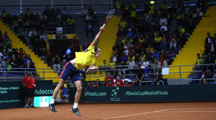 Copa Davis - Colombia vs Suecia Daniel Galán