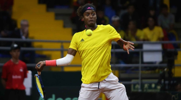 Copa Davis - Colombia vs Suecia Daniel Galán