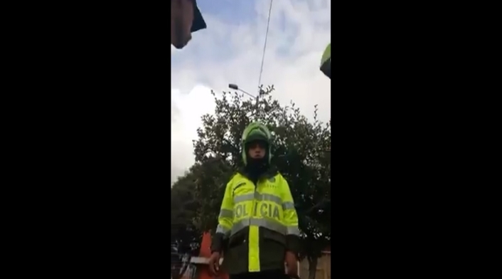 Agente de la Policía Metropolitana de Bogotá