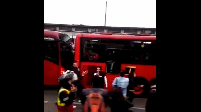 Bloqueo Transmilenio Tintal