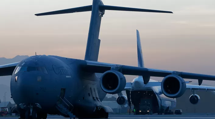 El Boeing C17 Globemaster de Estados Unidos