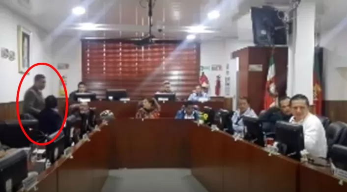 Bofetada de concejal de Sogamoso Bofetada de concejal de Sogamoso