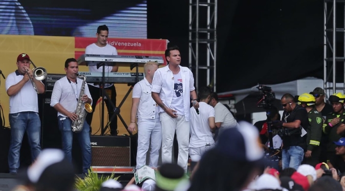 Silvestre Dangond en el ‘Venezuela Aid Live’