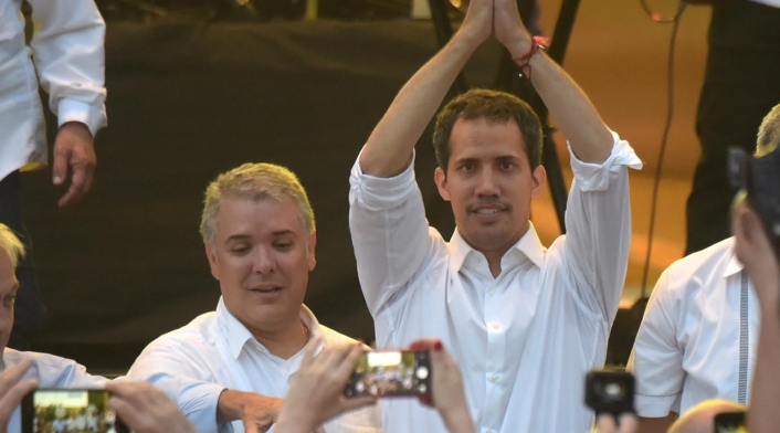 Juan Guaidó e Iván Duque Juan Guaidó e Iván Duque