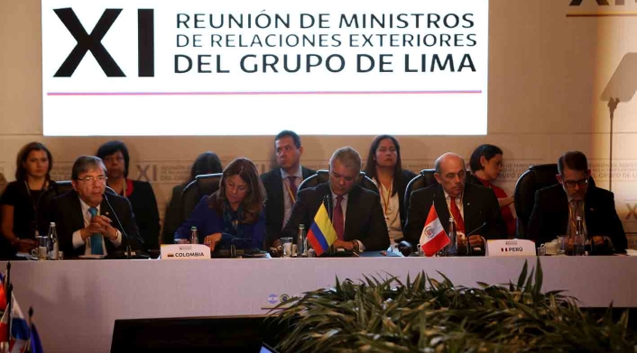 El presidente Iván Duque encabezó la reunión del Grupo de Lima, en Bogotá