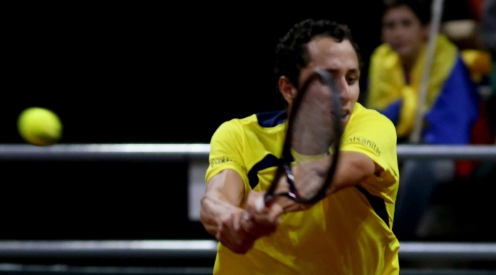 Copa Davis - Colombia vs Suecia Daniel Galán