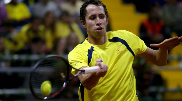 Copa Davis - Colombia vs Suecia Daniel Galán