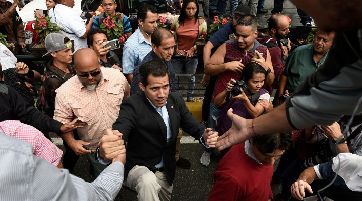 Juan Guaidó, presidente interino de Venezuela