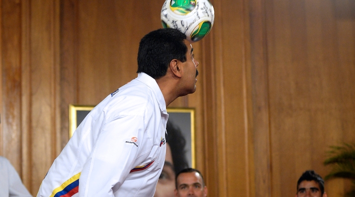 Nicolás Maduro, presidente de Venezuela, el 30 de abril de 2013 en Caracas