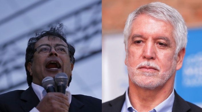 Gustavo Petro y Enrique Peñalosa. Gustavo Petro y Enrique Peñalosa