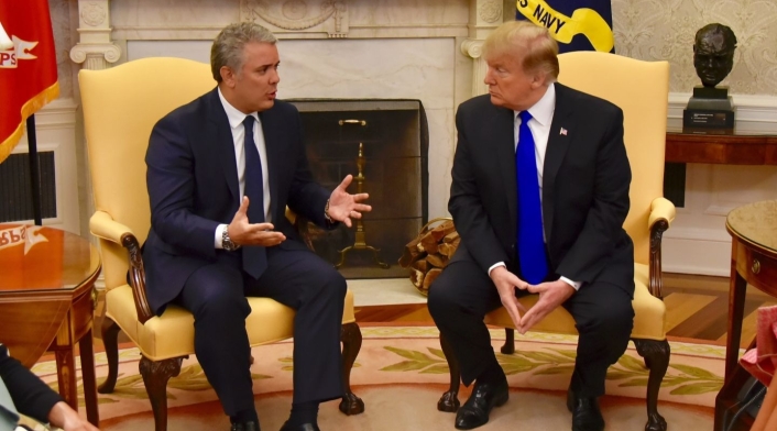 Iván Duque y Donald Trump
