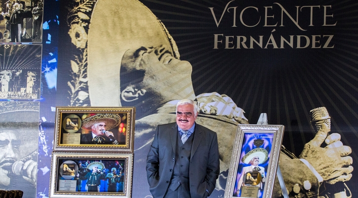Vicente Fernández en Tlajomulco (México), el 8 de noviembre de 2016 Vicente Fernández en Tlajomulco (México), el 8 de noviembre de 2016