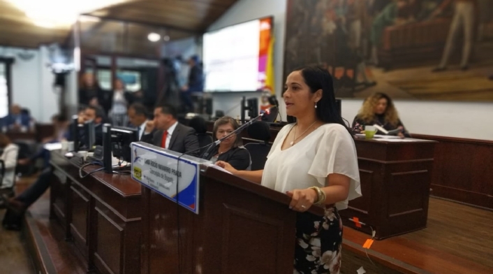 Concejal del Polo democrático Xinia Navarro