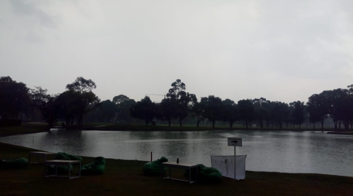 Fuertes lluvias en el Country Club de Bogotá