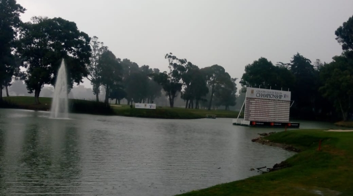 Fuertes lluvias en el Country Club de Bogotá