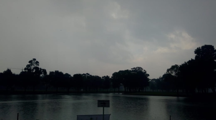 Fuertes lluvias en el Country Club de Bogotá