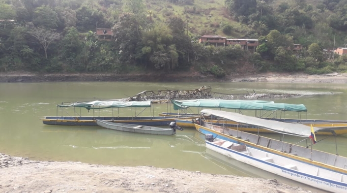 Río Cauca, a la altura de Puerto Valdivia (Antioquia)