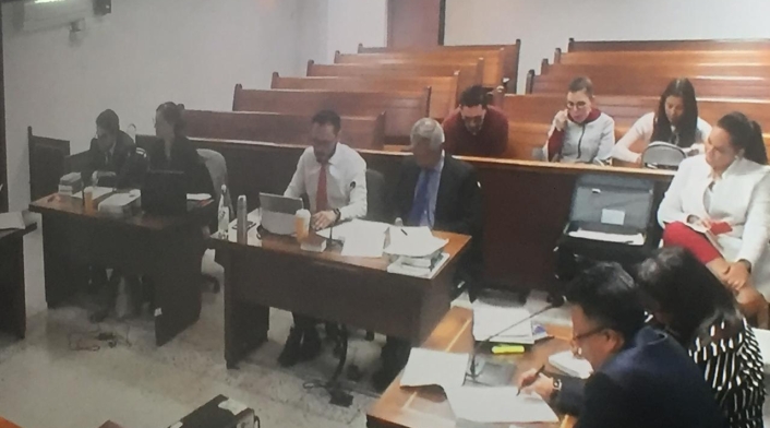 Audiencia en la que se juzga a los hemanos Uribe Noguera por el caso Samboní. Audiencia en la que se juzga a los hemanos Uribe Noguera, por el caso Samboní