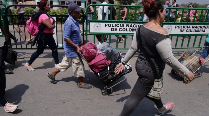 Así es el paso de la frontera entre Colombia y Venezuela
