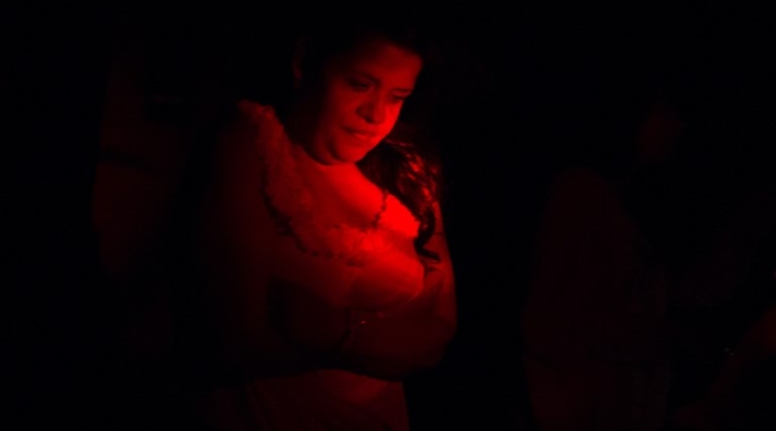 Venezolana en el apagón