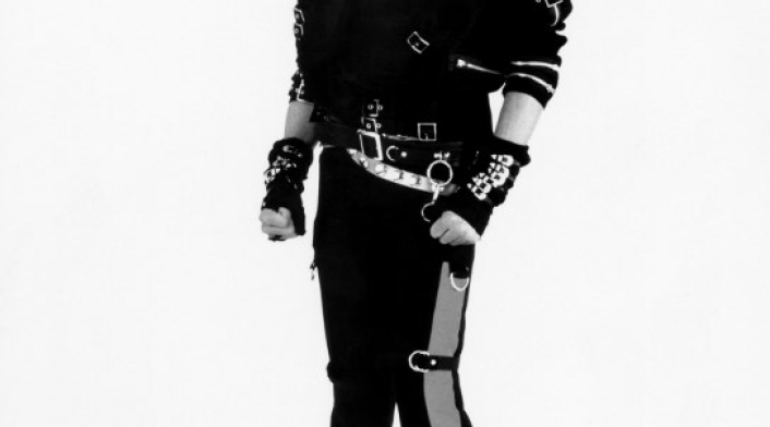 Michael Jackson en sesión fotográfica de 'Bad'