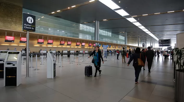 El aeropuerto El Dorado, en Bogotá