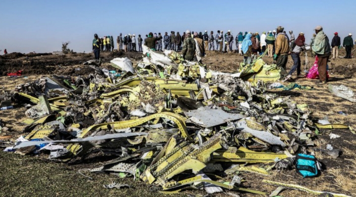 Avión se estrelló en Etiopía