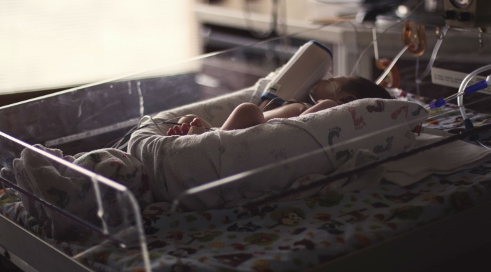 Bebé hospitalizado