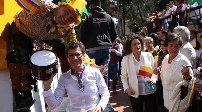 Claudia López, precandidata a la Alcaldía de Bogotá. Claudia López, precandidata a la Alcaldía de Bogotá.