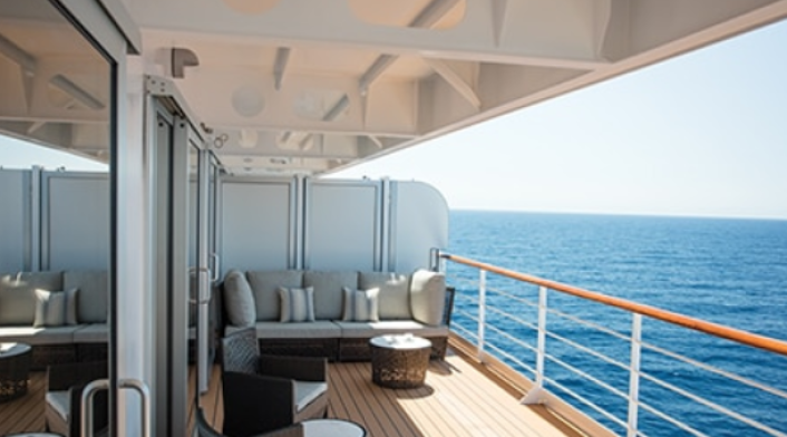 Esta será la vista que muchos viajeros del crucero disfrutaran durante su viaje.