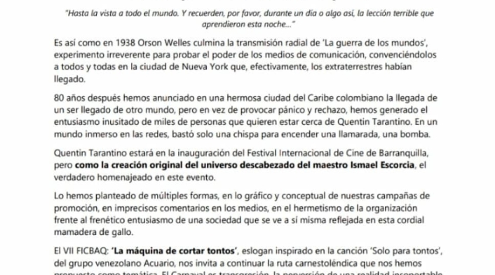 Comunicado