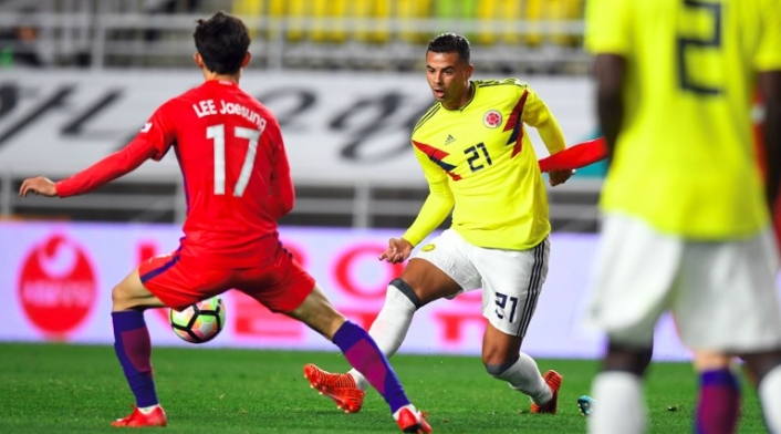 Corea del Sur vs Colombia, amistoso 2017