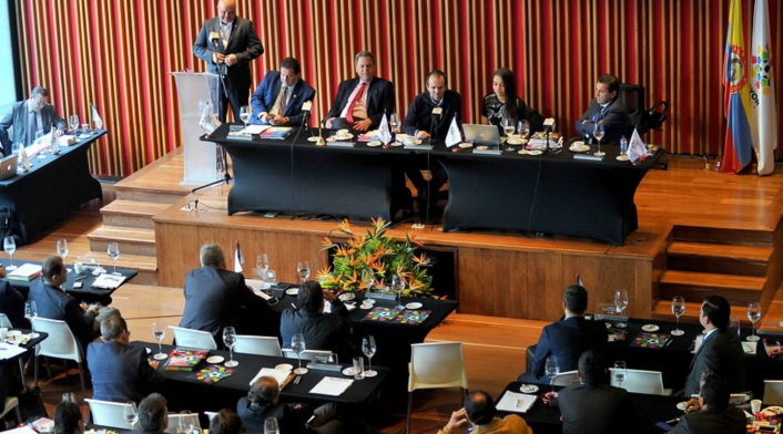 Asamblea Ordinaria de la Dimayor, la Difútbol y la Federación Colombiana de Fútbol. Asamblea Ordinaria de la Dimayor, la Difútbol y la Federación Colombiana de Fútbol.