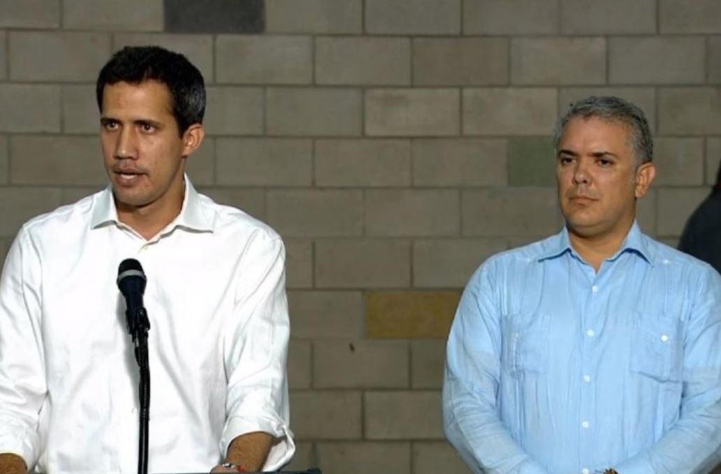 Juan Guaidó e Iván Duque