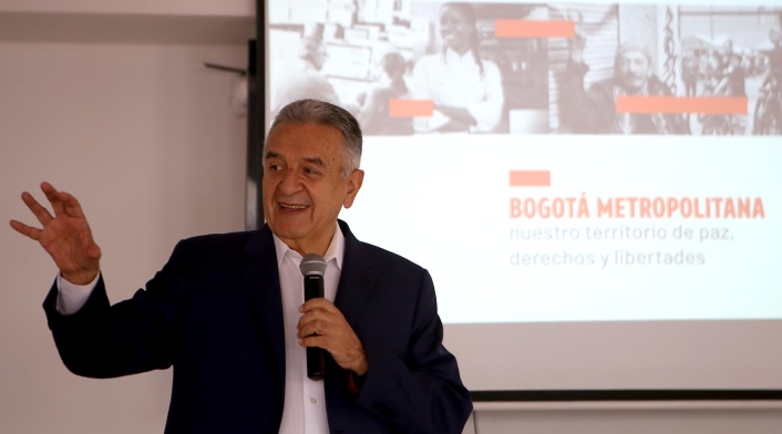 Luis Eduardo Garzón, candidato a la alcaldía de Bogotá