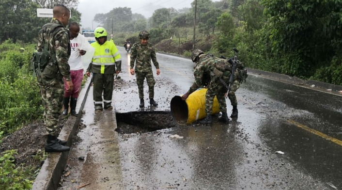 Protesta de indígenas en Cauca Protesta de indígenas en Cauca