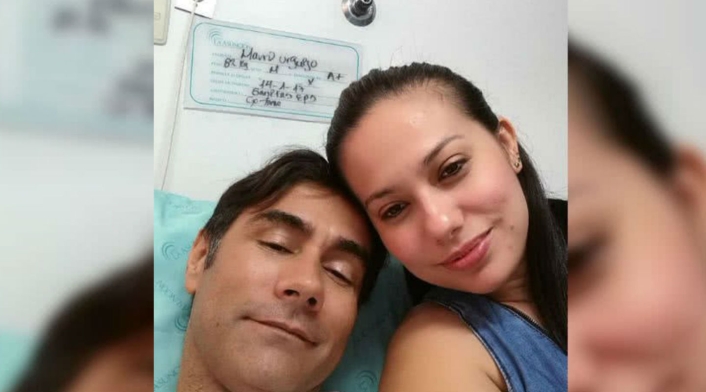Mauro Urquijo y su ex esposa Haychelt Benito