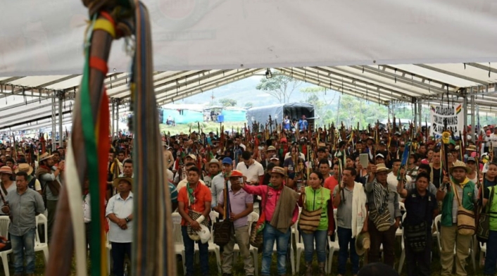 Minga indígena en el Cauca Minga indígena en el Cauca