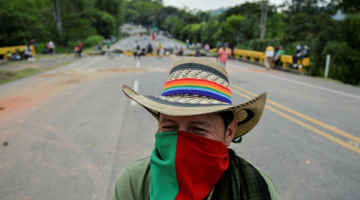 Bloqueo en vía Panamericana Bloqueo en vía Panamericana