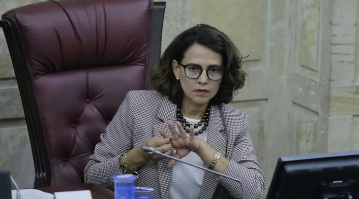 Nancy Patricia Gutiérrez, ministra del Interior. Nancy Patricia Gutiérrez, ministra del Interior.