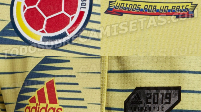 Detalles de la que sería la nueva camiseta de la Selección Colombia