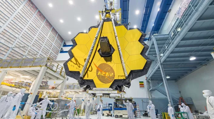 Telescopio James Webb que será lanzado al espacio por la NASA
