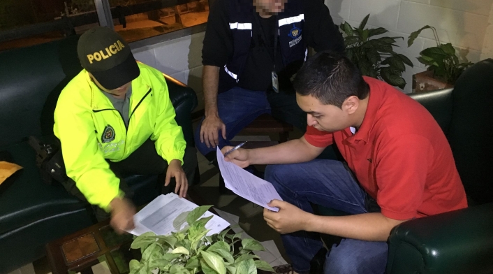 Capturan a joven en Medellín.